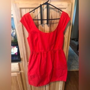 American Eagle Outfitters - Red Cutout Bow Dress - Size 10